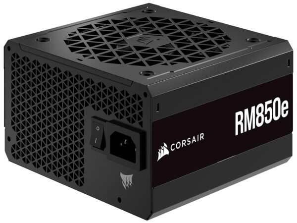 Corsair RM850e (2023) Fully Modular Low-Noise Power Supply - ATX 3.0 & PCIe 5.0 Compliant - 105°C-Rated Capacitors - 80 Plus Gold Efficiency - Modern Standby Support - Black (Renewed) - Image 3