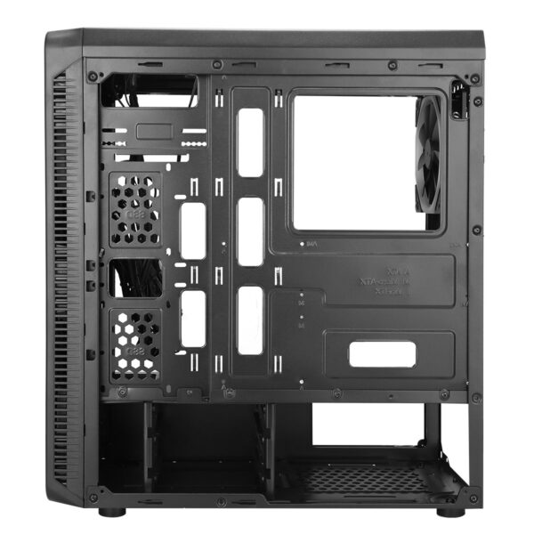 CiT Blaze Red PC Gaming Case Mid-Tower ATX - Tempered Glass, for Enhanced Gaming | Black - Image 9
