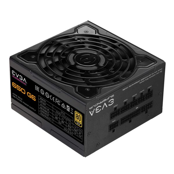 EVGA Supernova 650 G6, 80 Plus Gold 750W, Fully Modular, Eco Mode with FDB Fan, 10 Year Warranty, Includes Power ON Self Tester, Compact 140mm Size, Power Supply 220-G6-0750-X1 (Renewed) - Image 4