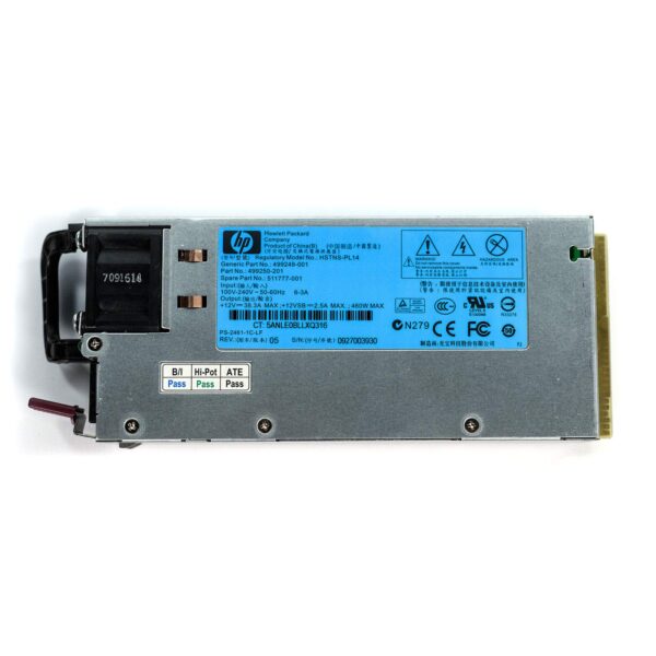 HP 460W Power Supply for G6 Proliant Server 499249-001 - Image 5