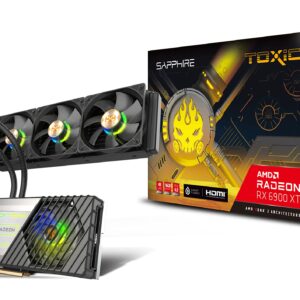 Sapphire 11308-06-20G Toxic AMD Radeon RX 6900 XT Limited Edition PCIe 4.0 Gaming Graphics Card with 16GB GDDR6 (Renewed)