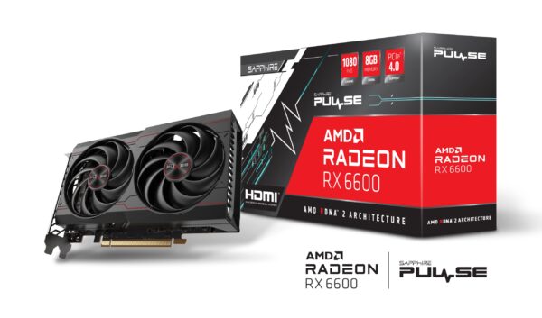 Sapphire 11310-01-20G Pulse AMD Radeon RX 6600 Gaming Graphics Card with 8GB GDDR6, AMD RDNA 2 (Renewed) - Image 8