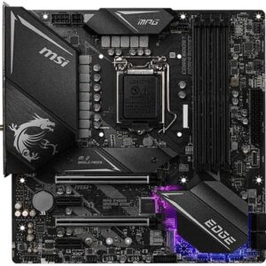 MSI MPG Gaming Edge Intel Z490 LGA 1200 Micro ATX DDR4-SDRAM Motherboard (Renewed)