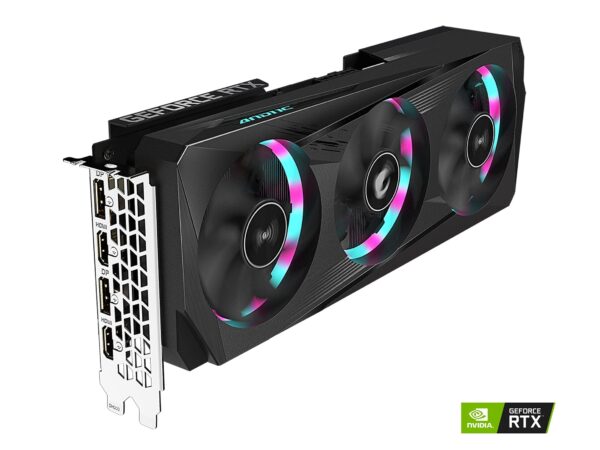 GIGABYTE AORUS GeForce RTX 3060 Ti Elite 8G (REV2.0) Graphics Card, 3X WINDFORCE Fans, LHR, 8GB 256-bit GDDR6, GV-N306TAORUS E-8GD REV2.0 Video Card (Renewed) - Image 4