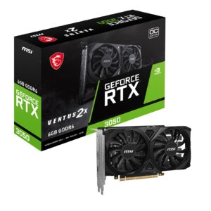 MSI GeForce RTX 3050 Ventus 2X 6G OC (Renewed)