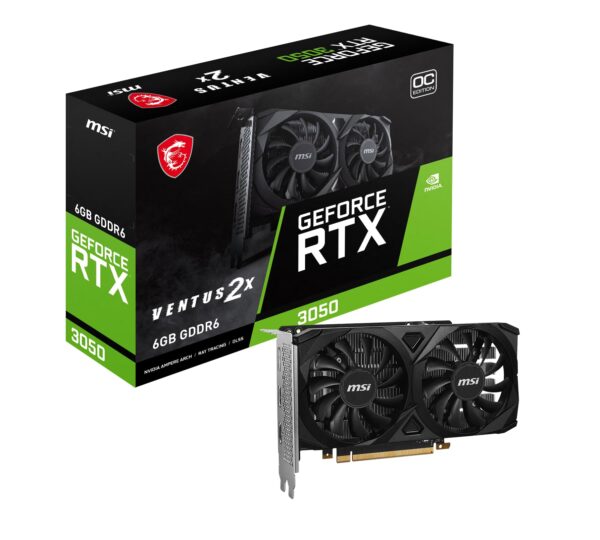 MSI GeForce RTX 3050 Ventus 2X 6G OC (Renewed)