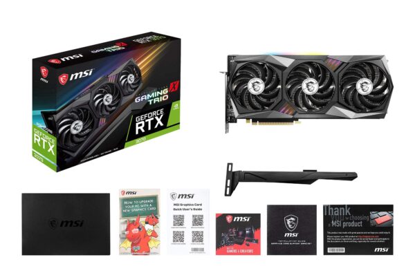 MSI GeForce RTX 3070 Gaming X Trio 8GB GDRR6 Graphics Card - 256-Bit HDMI/DP, Tri-Frozr 2 TORX Ampere Architecture, RGB OC NVIDIA GPU Video Card for PC Gaming, Computer Graphics Cards (Renewed) - Image 5