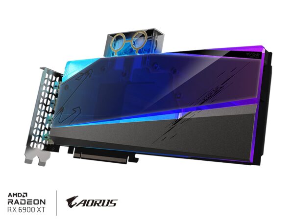 GIGABYTE AORUS Radeon RX 6900 XT Xtreme WATERFORCE WB 16G Graphics Card, WATERFORCE Water Block Cooling System, 16GB 256-bit GDDR6, GV-R69XTAORUSX WB-16GD Video Card (Renewed) - Image 5