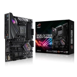 ASUS ROG Strix B450-F Gaming Motherboard (ATX) AMD Ryzen 2 AM4 DDR4 DP HDMI M.2 USB 3.1 Gen2 B450 (Renewed)
