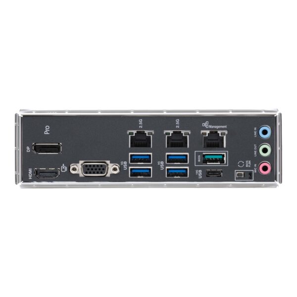 ASUS Pro WS W680M-ACE SE Intel LGA 1700 mATX BMC AST2600 Workstation Motherboard,,ECC Memory,2xIntel 2.5 Gb LAN,2xPCIe 4.0 M.2,USB 3.2 Gen 2x2 Front Panel,SlimSAS,Thunderbolt 4, ACCE (Renewed) - Image 6