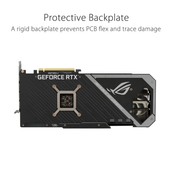 ASUS ROG Strix NVIDIA GeForce RTX 3070 Ti OC Edition Gaming Graphics Card (PCIe 4.0, 8GB GDDR6X, HDMI 2.1, DisplayPort 1.4a, Axial-tech Design, 2.9-Slot, Super Alloy Power II, GPU Tweak II) (Renewed) - Image 6