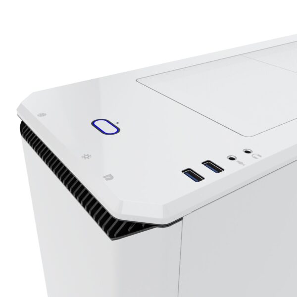 Phanteks Eclipse Series P400S Silent Edition, Steel ATX Mid Tower Case Glacier White PH-EC416PSC_WT - Image 4