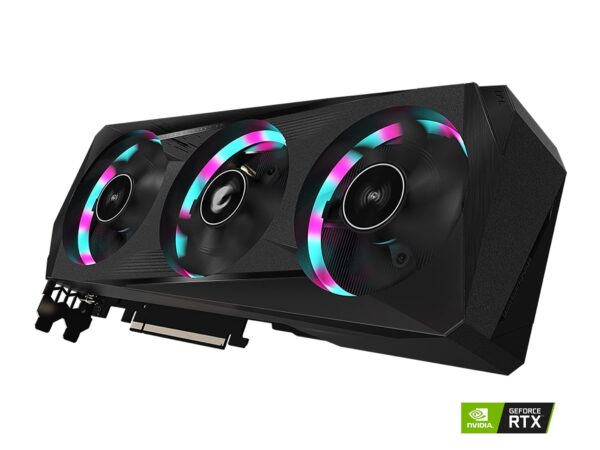 GIGABYTE AORUS GeForce RTX 3060 Ti Elite 8G (REV2.0) Graphics Card, 3X WINDFORCE Fans, LHR, 8GB 256-bit GDDR6, GV-N306TAORUS E-8GD REV2.0 Video Card (Renewed) - Image 3