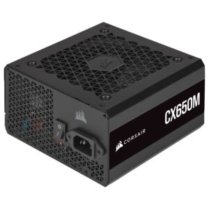 Corsair CX-M Series, CX650M, Modular Power Supply, 80 Plus Bronze (Renewed)