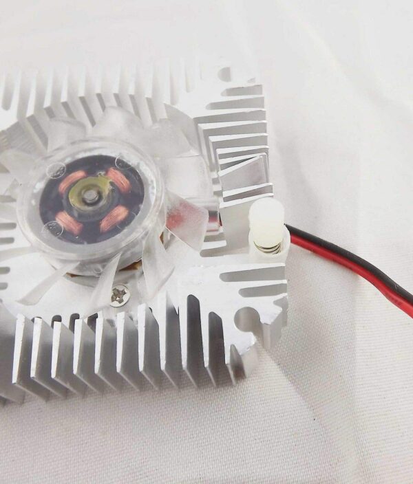 Connector and Terminal Silver Cooling Fan Heatsink Cooler PC Computer CPU 55mm VGA Video Card 12V 2 Pin - Image 5