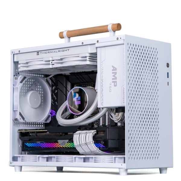 WOTAO Portable Computer Case Cold Rolled Shell PC Gaming Case Desktop PC Case 360mm Graphics Card ITX MATX Motherboard ATX Power Supply