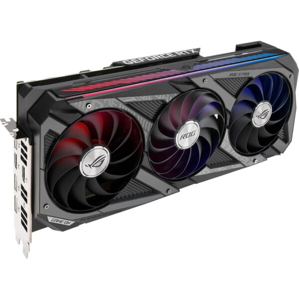 ASUS ROG Strix NVIDIA GeForce RTX 3060 Ti V2 OC Edition Gaming Graphics Card (PCIe 4.0, 8GB GDDR6, LHR, HDMI 2.1, DisplayPort 1.4a, Axial-tech Fan Design, 2.9-slot, Super Alloy Power II) (Renewed) - Image 3