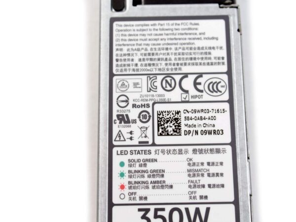 Dell 350W Redundant Power Supply for PowerEdge R420 Server PN: Y8Y65 9WR03 P7GV4 (Renewed) - Image 6