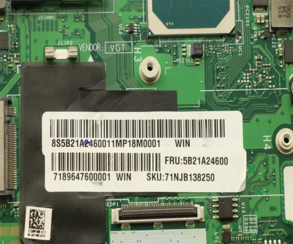 5B21A24600 for ThinkBook 14 G2 ITL Laptop Motherboard i5-1135G7 CPU 8G - Image 3