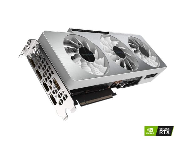 GIGABYTE GeForce RTX 3090 Vision OC 24G Graphics Card, 3X WINDFORCE Fans, 24GB 384-bit GDDR6X, GV-N3090VISION OC-24GD Video Card (Renewed) - Image 4