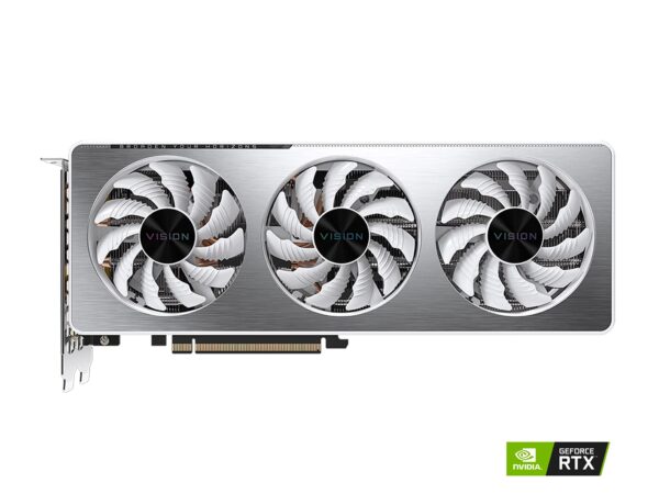 GIGABYTE GeForce RTX 3060 Ti Vision OC 8G Graphics Card, WINDFORCE 3X Cooling System, LHR, 8GB 256-bit GDDR6, GV-N306TVISION OC-8GD REV2.0 Video Card (Renewed) - Image 5