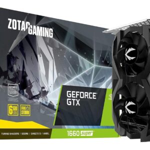 ZOTAC Gaming GeForce GTX 1660 Super 6GB GDDR6 192-bit Gaming Graphics Card, Super Compact, ZT-T16620F-10L (Renewed)
