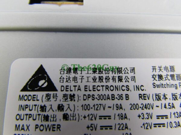 Dell Vostro 220 MT 300W ATX Power Supply P981D Delta DPS-300AB-36 B XW596 XW597 (Renewed) - Image 6