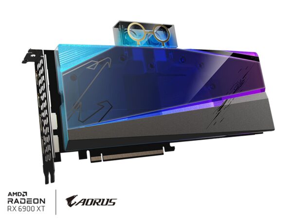 GIGABYTE AORUS Radeon RX 6900 XT Xtreme WATERFORCE WB 16G Graphics Card, WATERFORCE Water Block Cooling System, 16GB 256-bit GDDR6, GV-R69XTAORUSX WB-16GD Video Card (Renewed) - Image 2