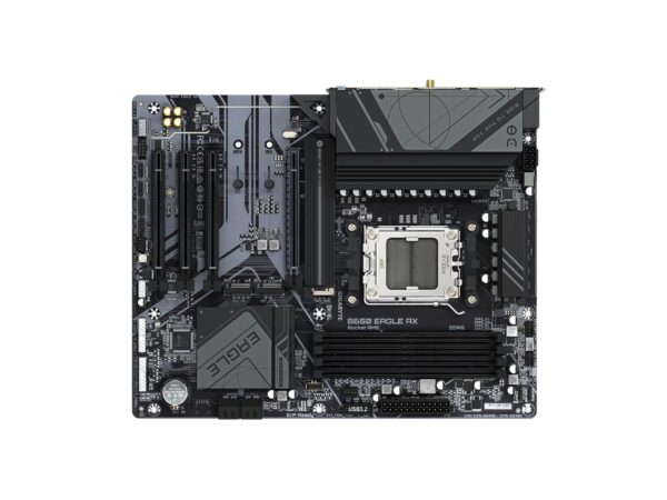 GIGABYTE B650 Eagle AX AM5 LGA 1718 AMD B650 ATX, DDR5 Triple M.2, PCIe 5.0, USB 3.2 Gen2x2 Type-C, AMD Wi-Fi 6E, Realtek GbE LAN (Renewed) - Image 6