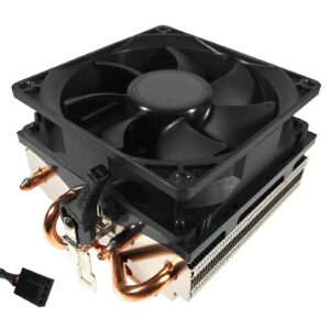 CPU Cooler Copper Core Base Aluminum Heatsink 4-Pin PWM 92mm 2800 RPM Fan Pre-Applied Thermal Paste for AMD Socket AM5 AM4 FM2 FM1 AM3 AM2 1207 940 939 754 Desktop PC Computer