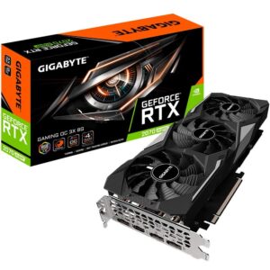 Gigabyte GeForce RTX 2070 Super Gaming OC 8G Graphics Card, 3X Windforce Fans, 8GB 256-Bit GDDR6, GV-N207SGAMING OC-8GD Video Card (Renewed)