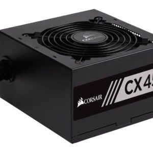 Corsair CX Series 450 Watt 80 Plus Bronze Certified Non-Modular Power Supply (CP-9020120-NA) (Renewed)