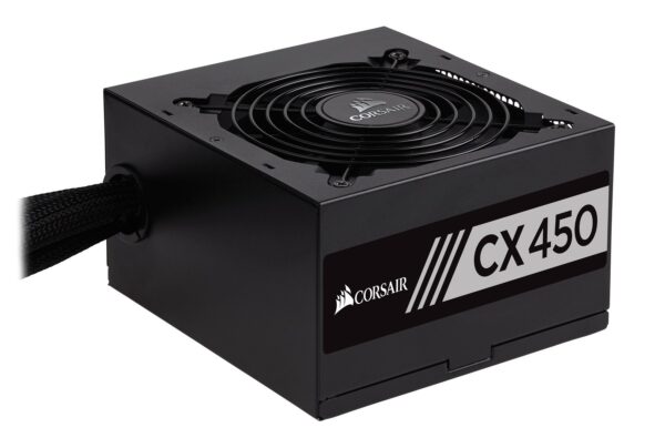 Corsair CX Series 450 Watt 80 Plus Bronze Certified Non-Modular Power Supply (CP-9020120-NA) (Renewed)