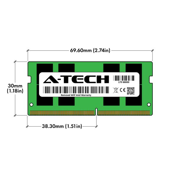 A-Tech 32GB Kit (2x16GB) RAM for MSI Vector GP66 12U (DDR4), 12UGS, 12UH, 12UHS Gaming Laptop | DDR4 3200MHz PC4-25600 SODIMM 1.2V 260-Pin Non-ECC SO-DIMM Memory Upgrade - Image 5