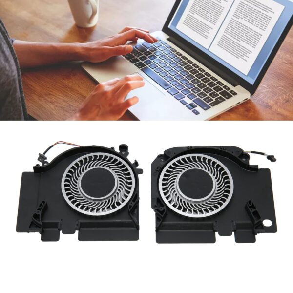 Processing Unit Cooling Fan 4 Pin Laptop Internal Cooler Lightweight for EG75071S1 C010 S9A RTX2060 (CPU GPU Cooling Fan) - Image 3
