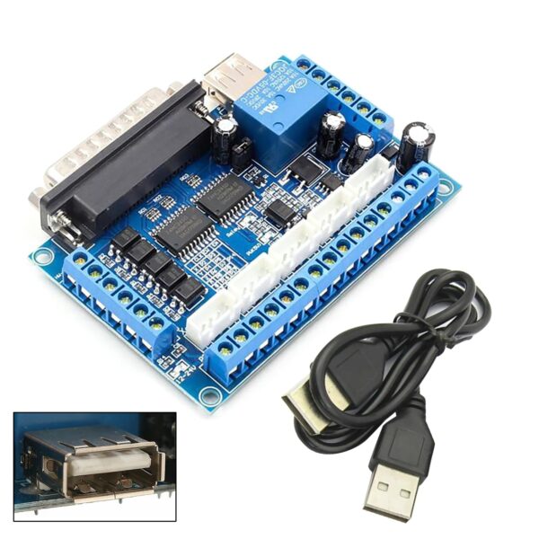 NATEFEMIN Engraving Machine 5 axis CNC Breakout Board Interface Adapter for Stepper Motor Driver for MACH3 - Image 7