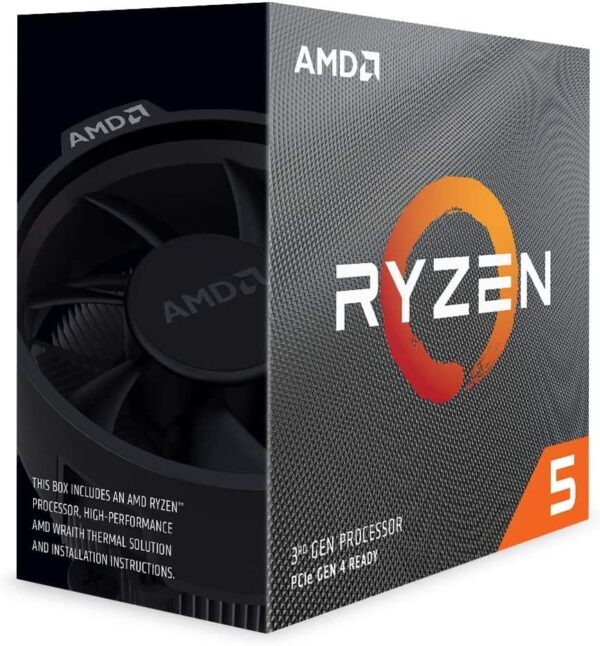 AMD Ryzen 5 3600 6-core, 12-Thread Unlocked Desktop Processor with Wraith Spire Cooler (Renewed) - Image 2