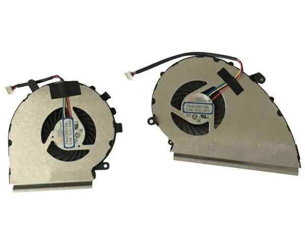 SYW·pcparts Fan for MSI GE72VR GP72VR GL72VR MS-179B CPU & Gpu Cooling Fan Set PAAD06015SL N366 N372