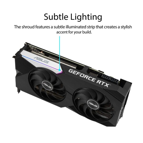 ASUS Dual NVIDIA GeForce RTX 3070 OC Edition Gaming Graphics Card (PCIe 4.0, 8GB GDDR6 Memory, HDMI 2.1, DisplayPort 1.4a, Axial-tech Design, Dual BIOS, Protective Backplate, GPU Tweak II) (Renewed) - Image 4