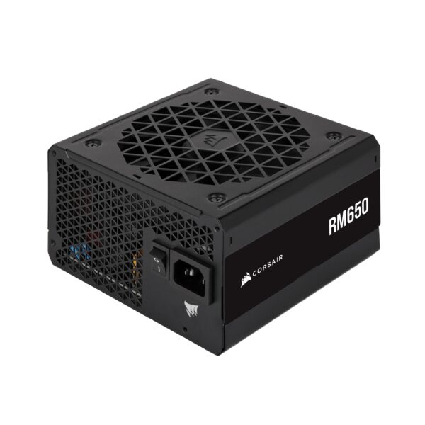 CORSAIR RM650 80 Plus Gold Fully Modular Low-Noise ATX 650 Watt Power Supply - NA - Black (Renewed)