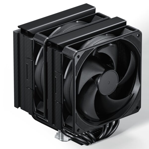 upHere Black CPU Heatsink with 6 Heat Tubes, Dual Tower with Dual 120mm PWM Fan, CPU Fan for Intel LGA Universal Socket 2011/2066/1700/1200/115X(X79/X99) AMD AM5/AM4,D6DK