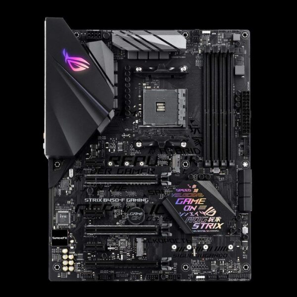ASUS ROG Strix B450-F Gaming Motherboard (ATX) AMD Ryzen 2 AM4 DDR4 DP HDMI M.2 USB 3.1 Gen2 B450 (Renewed) - Image 3