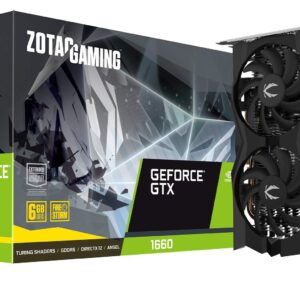ZOTAC Gaming GeForce GTX 1660 6GB GDDR5 192-bit Gaming Graphics Card, Super Compact, ZT-T16600K-10M (Renewed)