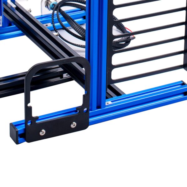 Computer Open Case Bracket, Excellent Open Computer Case Heat Dissipation Vertical Aluminum DIY Frame Supports ATX MATX ITX Motherboard(Blue) - Image 6