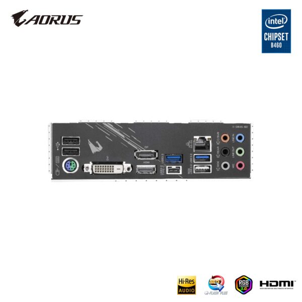 Gigabyte B460M AORUS PRO (LGA1200/Intel/B460/Micro ATX/Dual M.2/SATA 6Gb/s/USB 3.2 Gen 1/DDR4/Motherboard) (Renewed) - Image 5