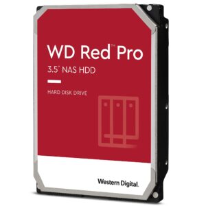 WD Red Pro 8TB NAS Internal Hard Drive - 7200 RPM Class, SATA 6 Gb/s, CMR, 256 MB Cache, 3.5 - WD8003FFBX (Renewed)