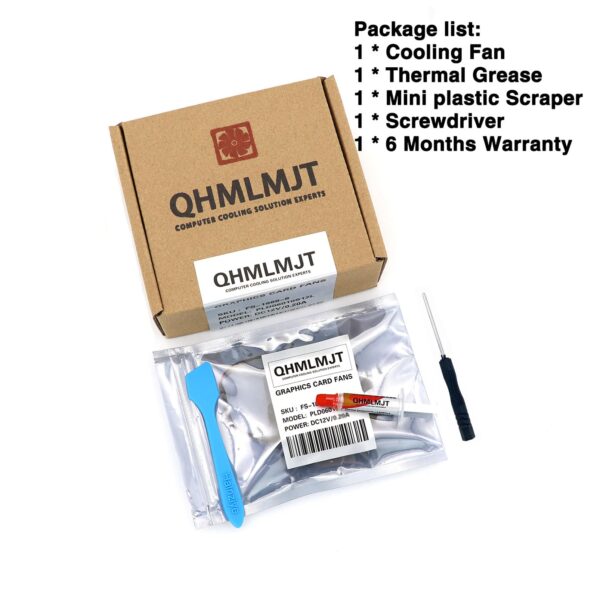 XRF8485-10H-05 GPU Cooling Fan Replacement for HP Omen 6 6Pro 15-EK 15-EN TPN-Q236 TPN-Q238 Series Laptop 12V 0.5A 4PIN (5V and 12V Models are not Interchangeable) - Image 7