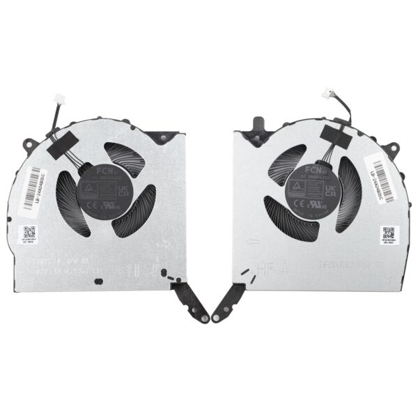 CPU + GPU Cooling Fan for Lenovo Legion Pro 5 16IRX8 82WK PRO 5 16ARX8 82wm R9000P Y9000P 2023 Series DFSCL12E06486Y FQK8 DFSCL12E16486Y FQK9 5H40S20807 5H40S20808 DC12V 1A Fan