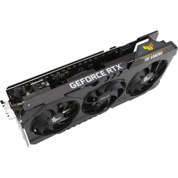 ASUS TUF Gaming NVIDIA GeForce RTX 3060 Ti V2 OC Edition Graphics Card (PCIe 4.0, 8GB GDDR6, LHR, HDMI 2.1, DisplayPort 1.4a, Dual Ball Fan Bearings, Military-Grade , GPU Tweak II) (Renewed) - Image 7