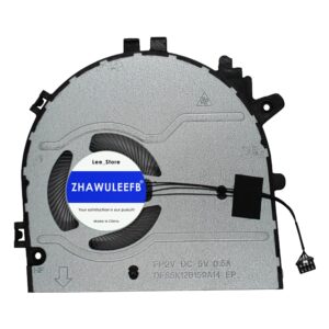 ZHAWULEEFB New Laptop CPU Cooling Fan for Lenovo IdeaPad 1-14 14ADA7 1-14AMN7 1-15ADA7 1-15AMN7 82R0 82R1 Series 5F10S13989 5F10S13990 DC5V 0.5A